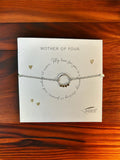 Mother of Four Silver Bracelet