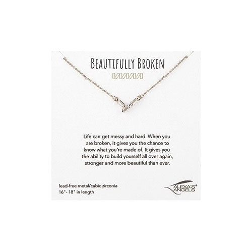 Beautifully Broken Gold Necklace