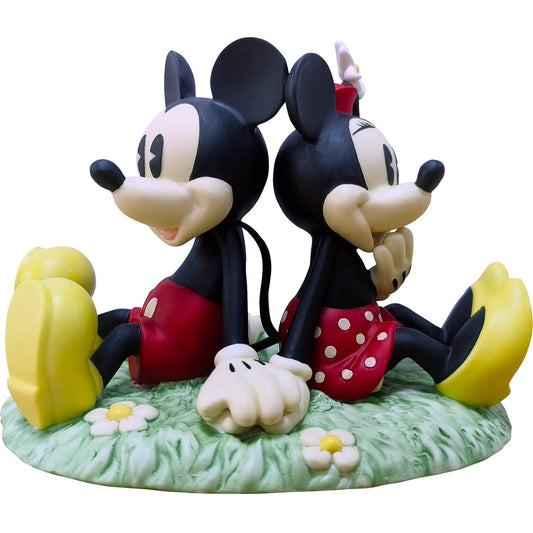 You're My Happy Place Mickey/Minnie Mouse Precious Moments Figurine
