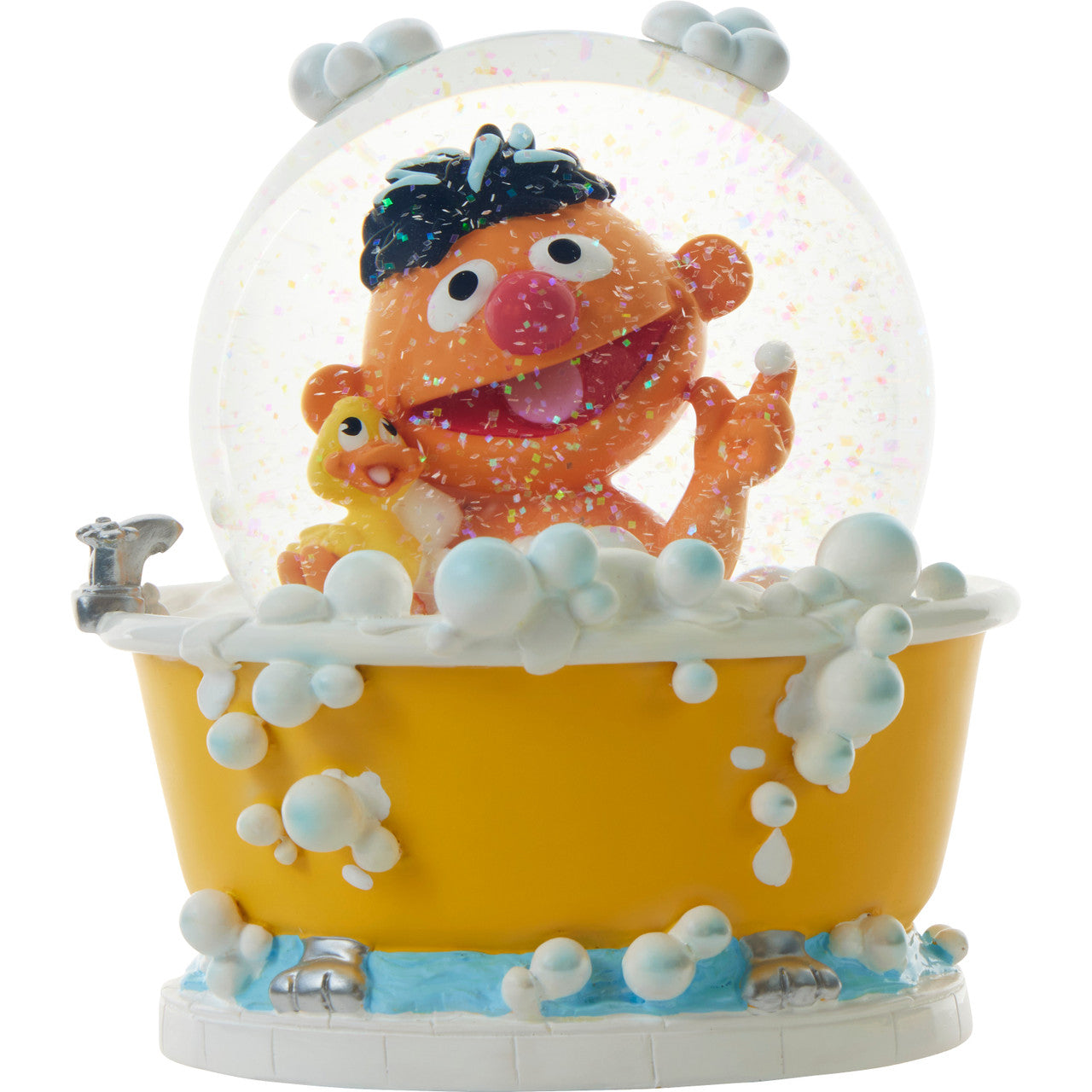 You Make Bathtime..Precious Moments Sesame Street Musical Snow/Waterglobe