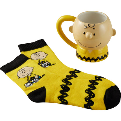 Charlie Brown Mug & Socks Set