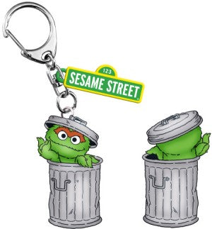 Sesame Street Oscar The Grouch Backpack Clip