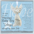 Baby Boy Gift Keepsake Angel Ornament