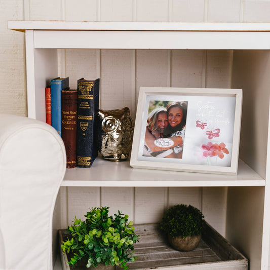 Sisters Make The Best Of Friends Shadowbox Frame