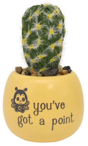 You've Got A Point Precious Moments Artificial Cactus