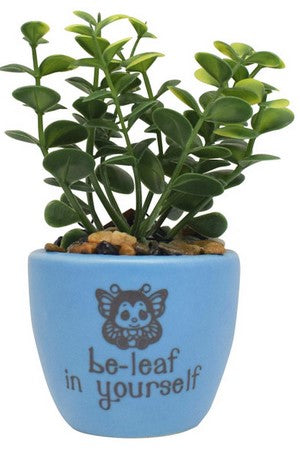 Be-leaf In Yourself Precious Moments Artificial Succulent