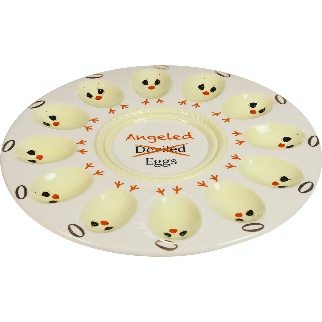 Angeled Egg Platter