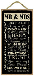 Mr & Mrs Wood Sign