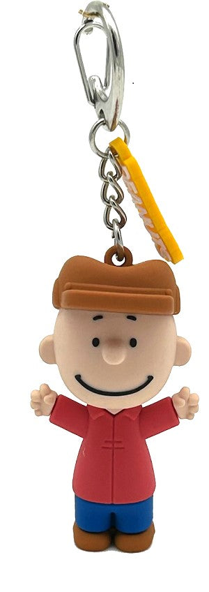 Charlie Brown Backpack Clip Keychain