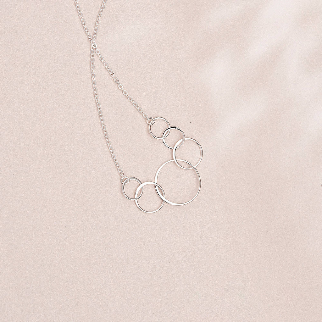 Happy 60th Birthday Sterling Silver Necklace Jewelry Set