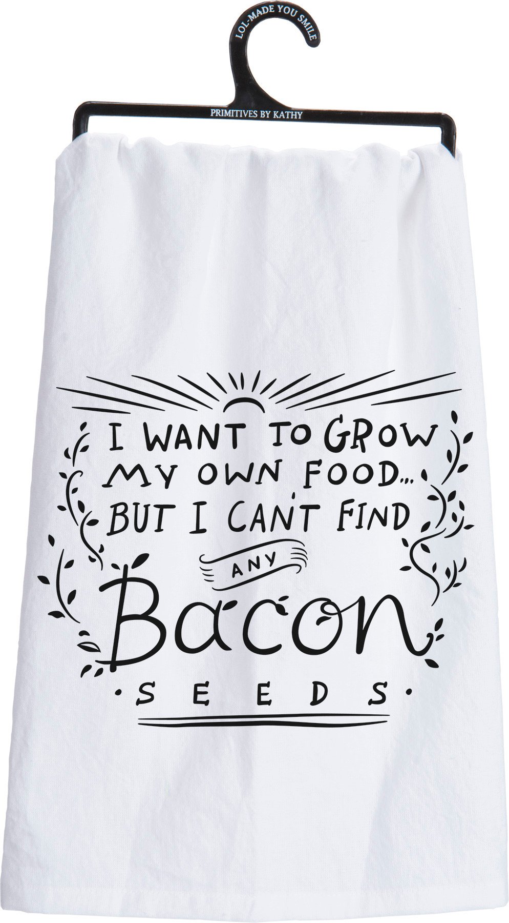 Bacon Seeds Kitchen Towel
