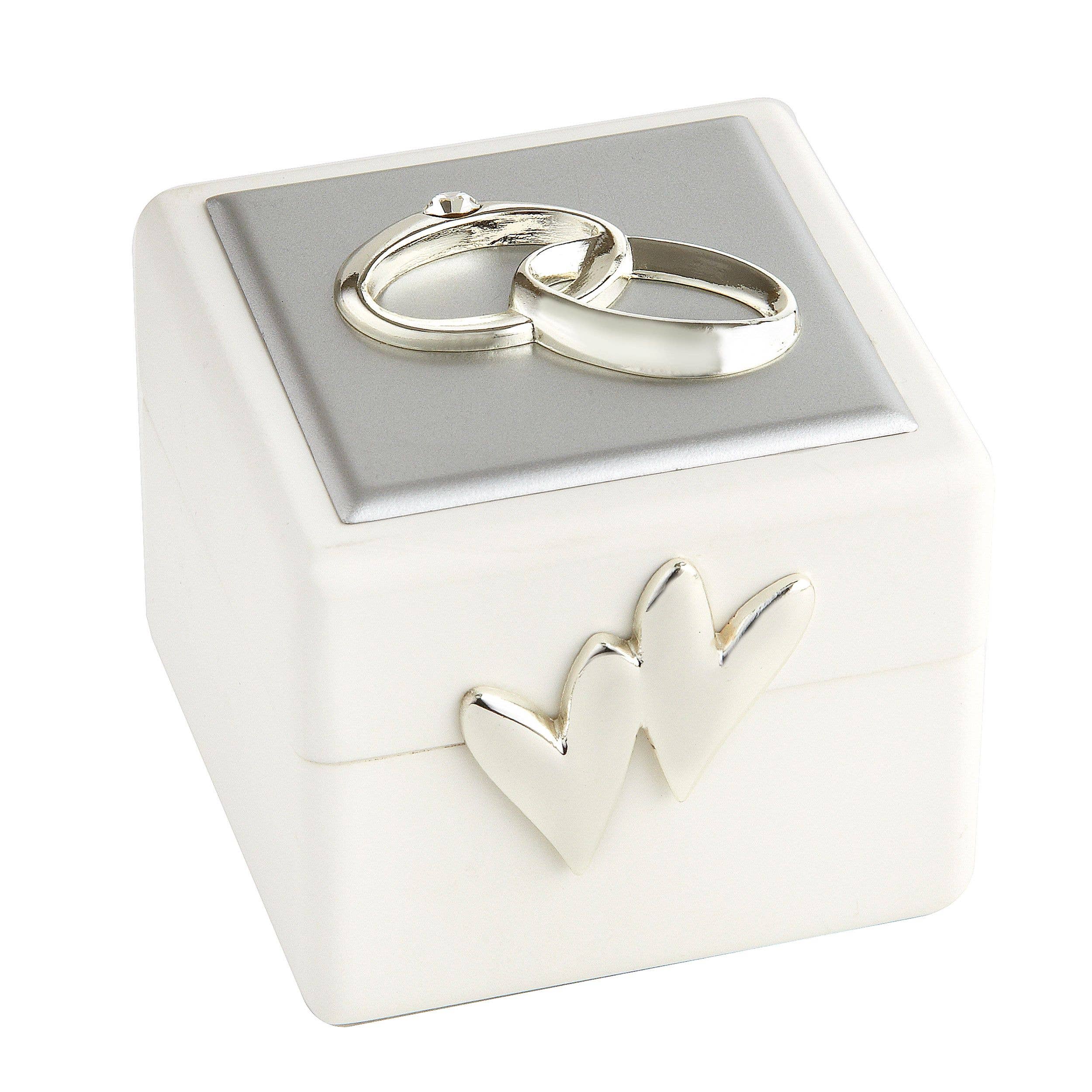 Wedding Ring Box, Double Rings