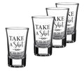 Tied the Knot Wedding Day Shot Glass