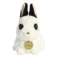 Black and White Rex Rabbit Miyoni Plush