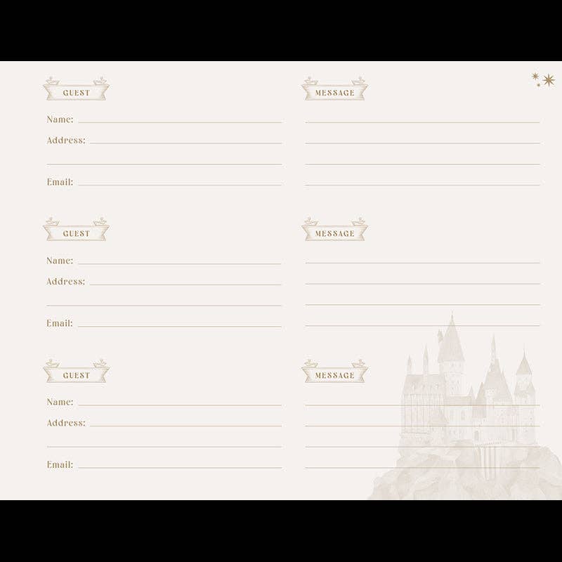 Harry Potter: Hogwarts Guest Book