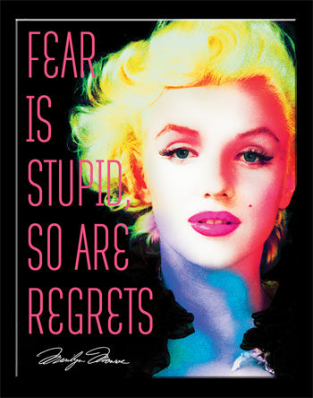 Marilyn Monroe - Fear - Tin Sign