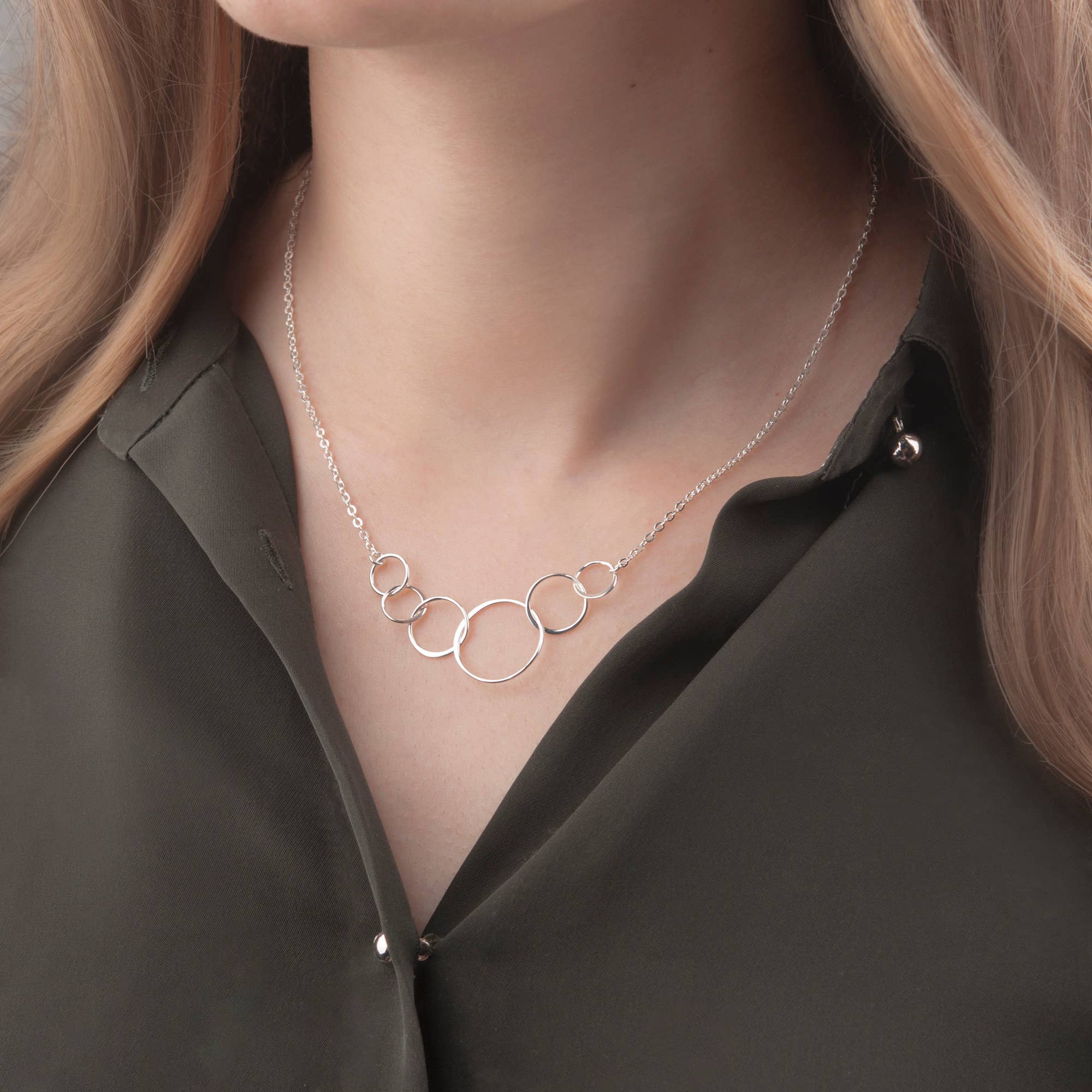 Happy 60th Birthday Sterling Silver Necklace Jewelry Set