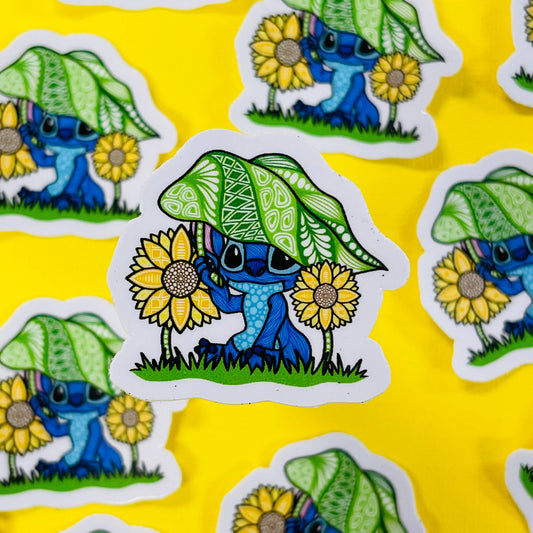 Mini Sunflower Stitch Sticker