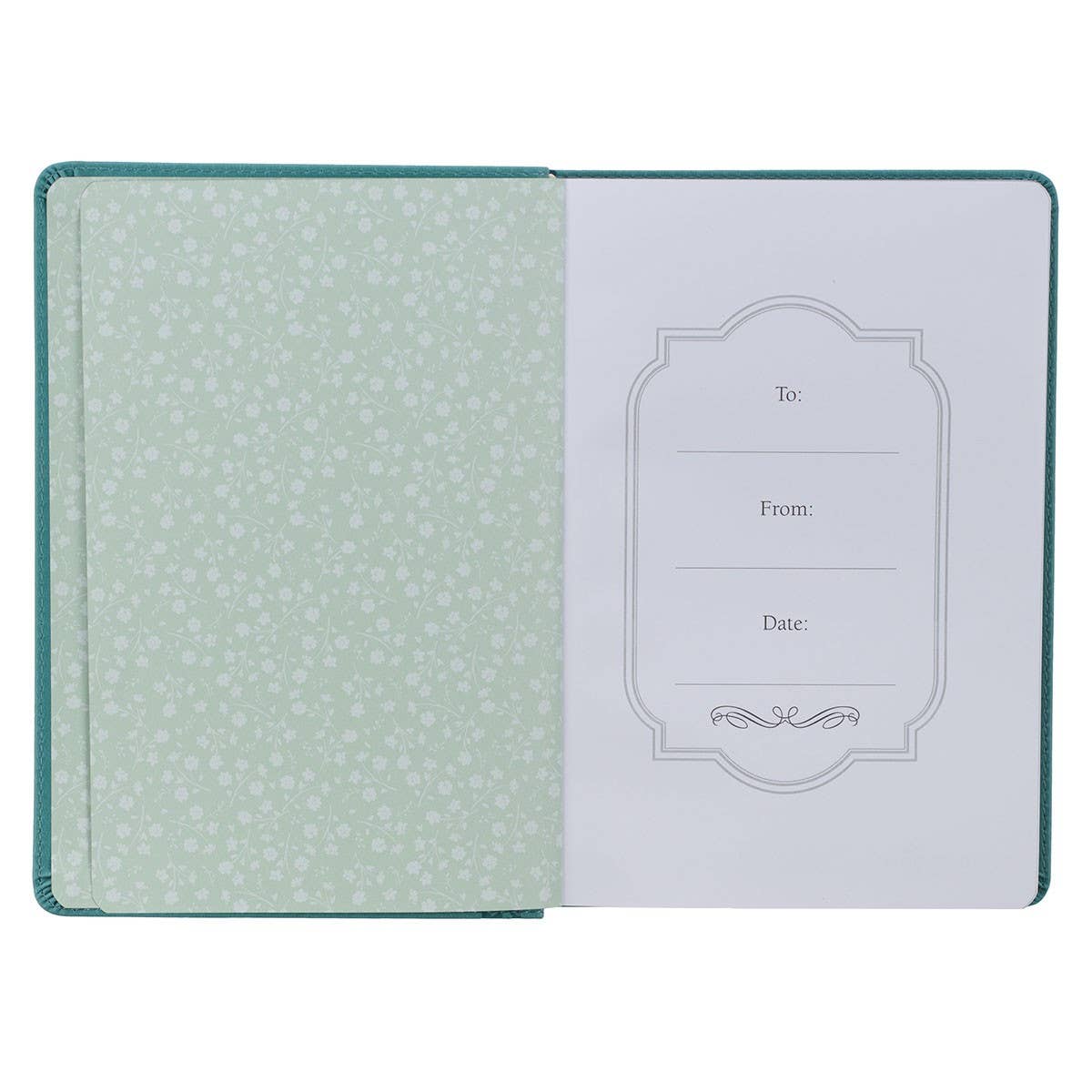 Be Still & Know Teal Faux Leather Classic Journal