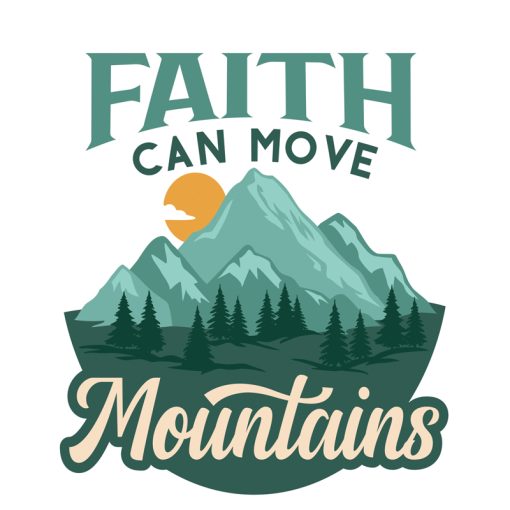 Faith Can Move Mountains Magnet