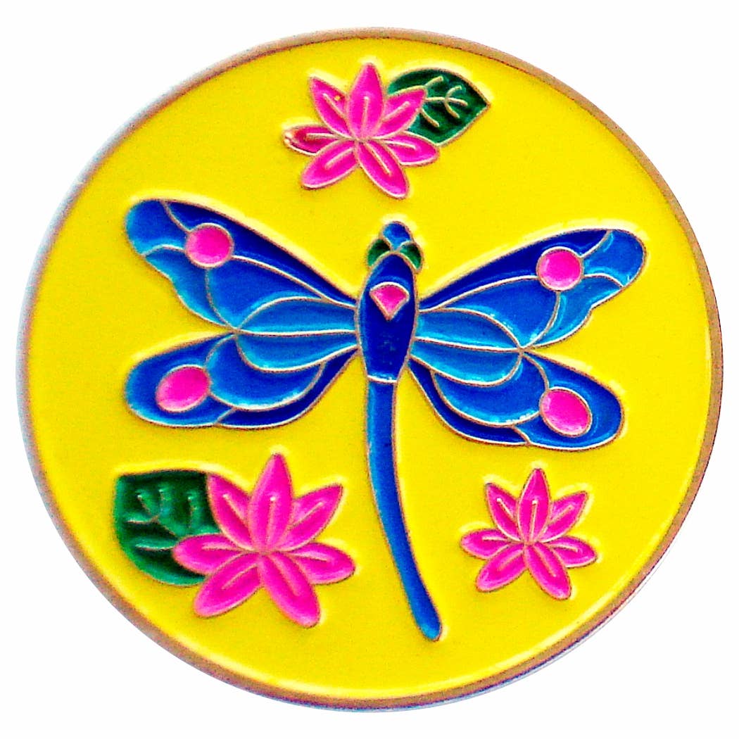 Dragonfly Badge Holder