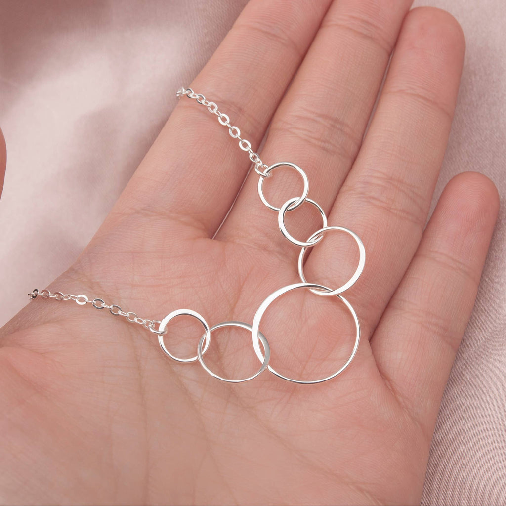 Happy 60th Birthday Sterling Silver Necklace Jewelry Set