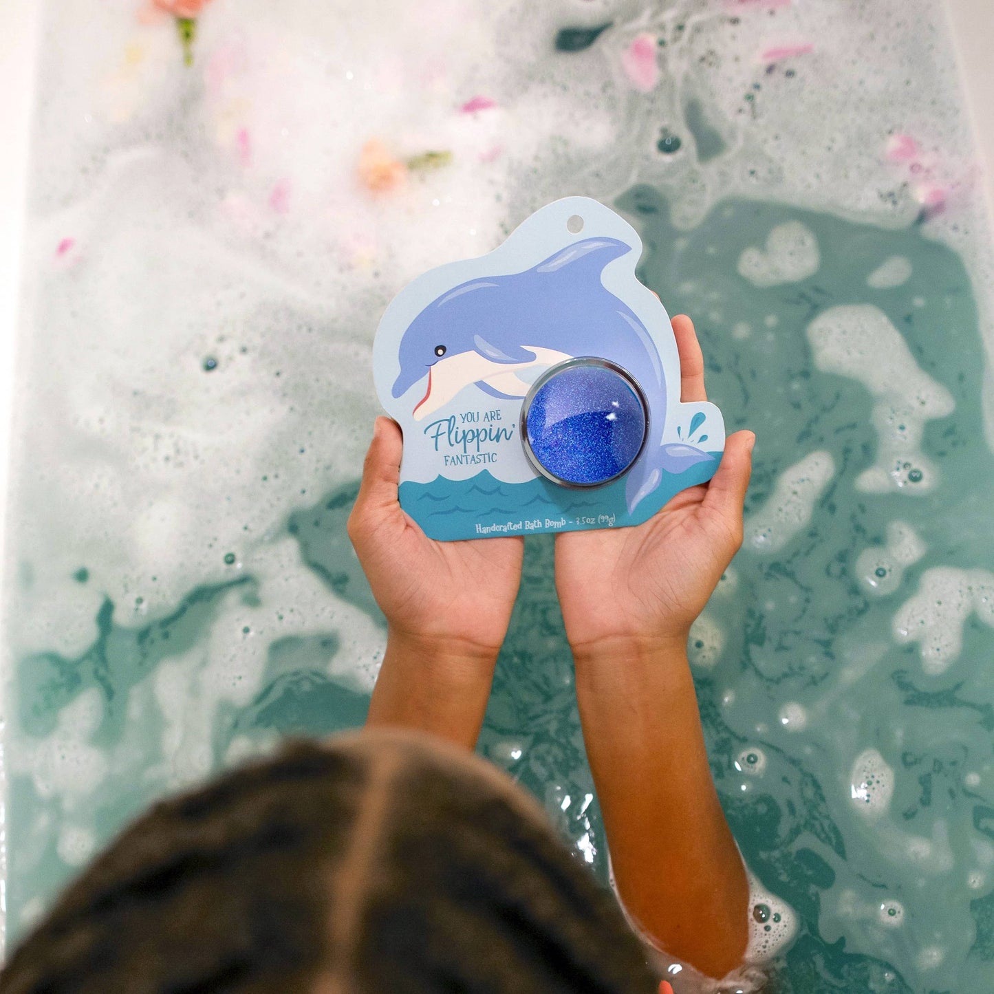 You are Flippin' Fantastic Dolphin Clamshell Bath Bomb