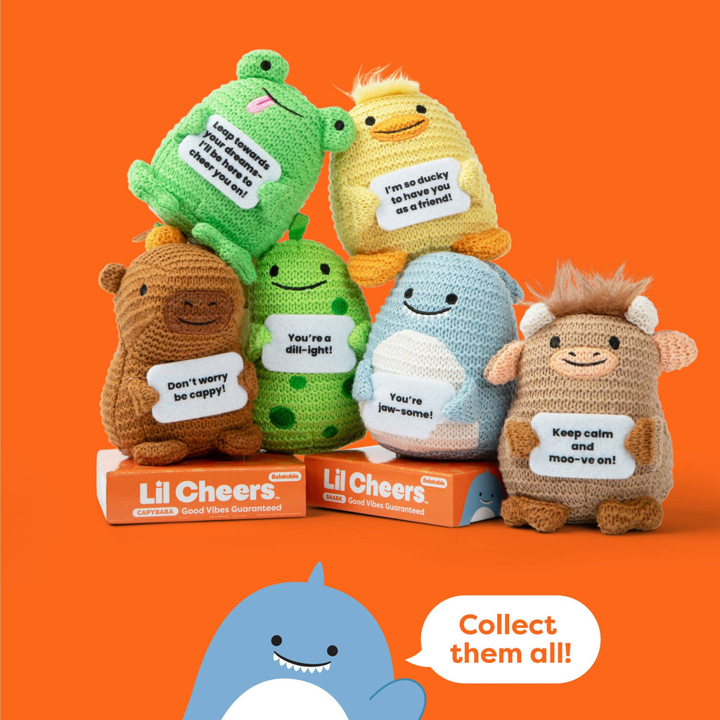 Lil Cheers Shark Crochet Plush