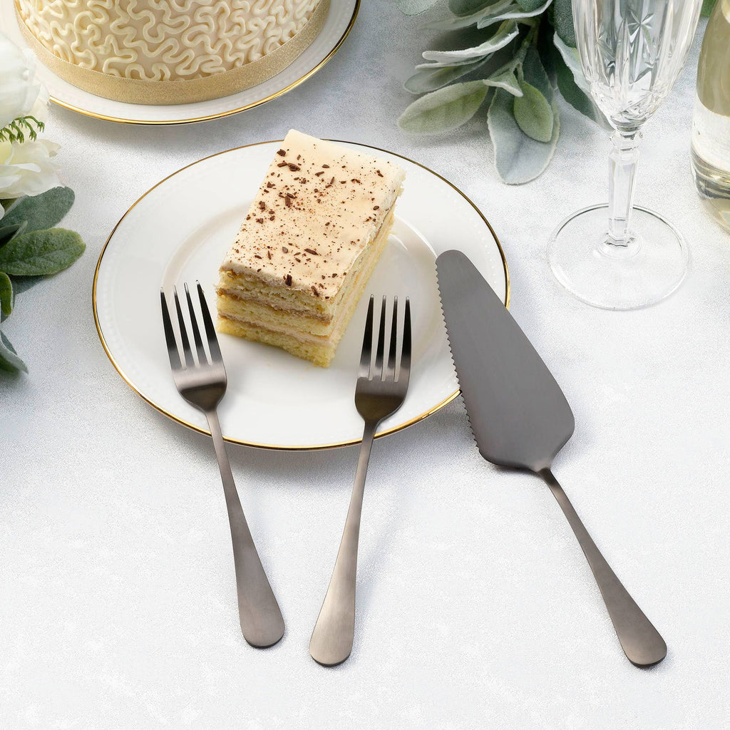 Black Wedding Cake Set
