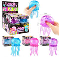 Glitter Jellyfish Toy Slow Rising Stress Relief Squeeze Toy