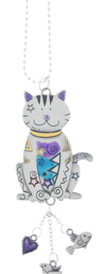 Cat Colorful Car Charm