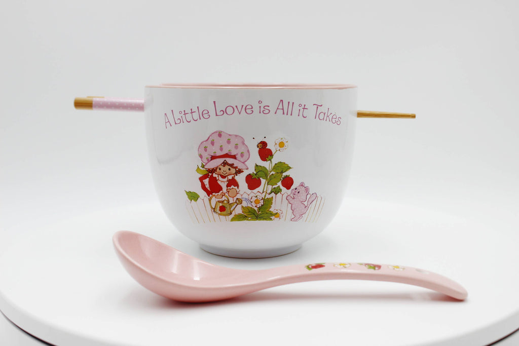 Strawberry Shortcake "A Little Love" 20oz Ceramic Ramen Bowl