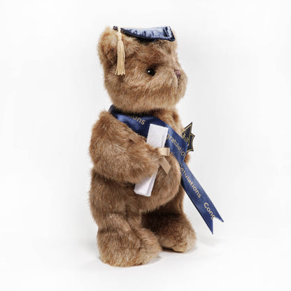 Smarty Graduation Bear Blue Hat