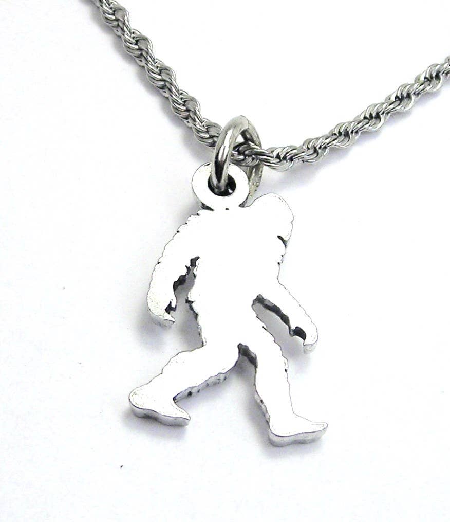 Sasquatch Bigfoot Charm Necklace