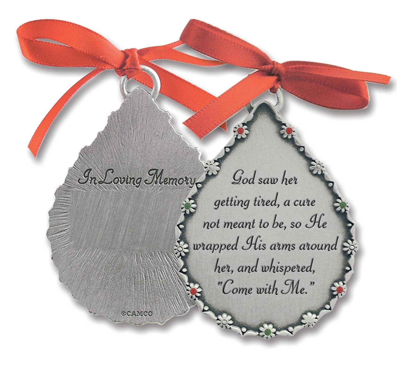 God Saw Her Memorial Tear Ornament