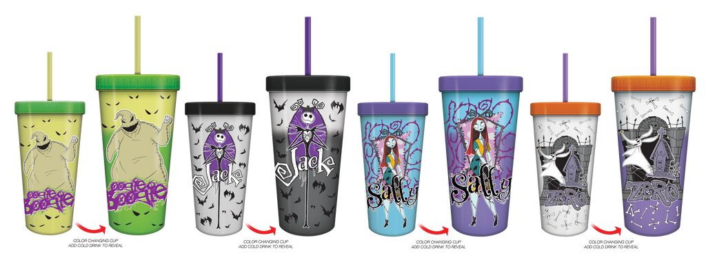 Nightmare Before Christmas Color Changing Cold Cup Set