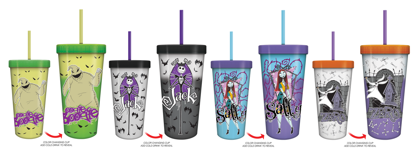 Nightmare Before Christmas Color Changing Cold Cup Set