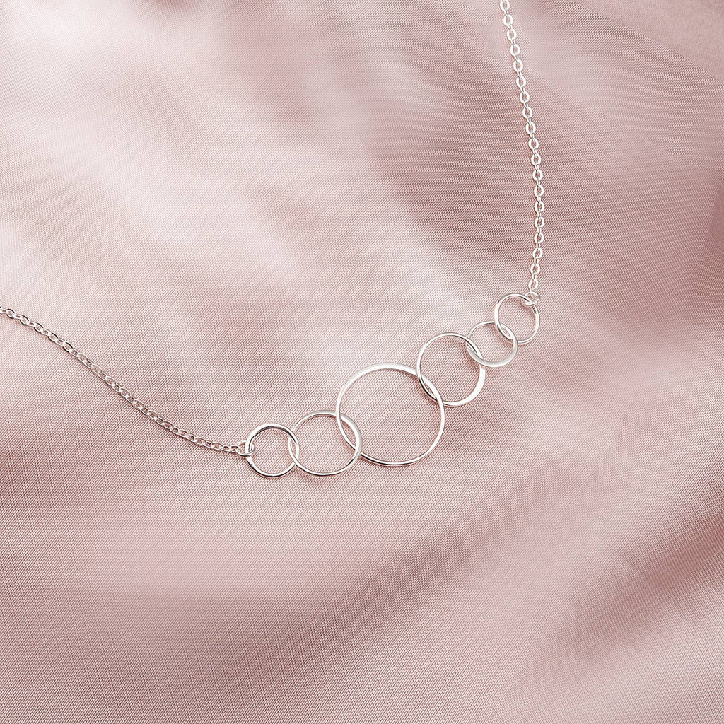 Happy 60th Birthday Sterling Silver Necklace Jewelry Set