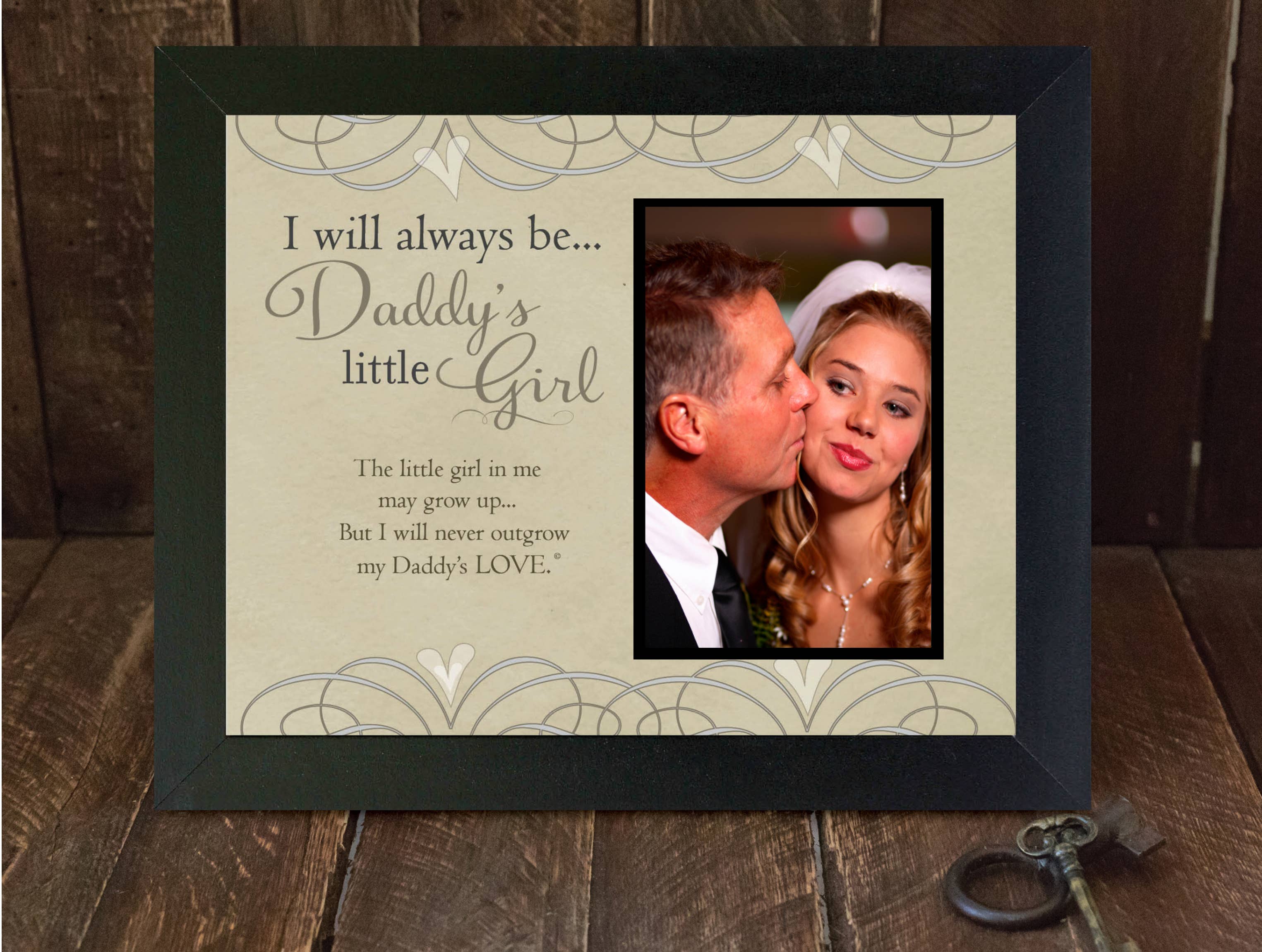 Daddy's Girl Sentiment Picture Frame for Dads