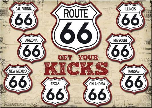 Route 66 Shield Magnet