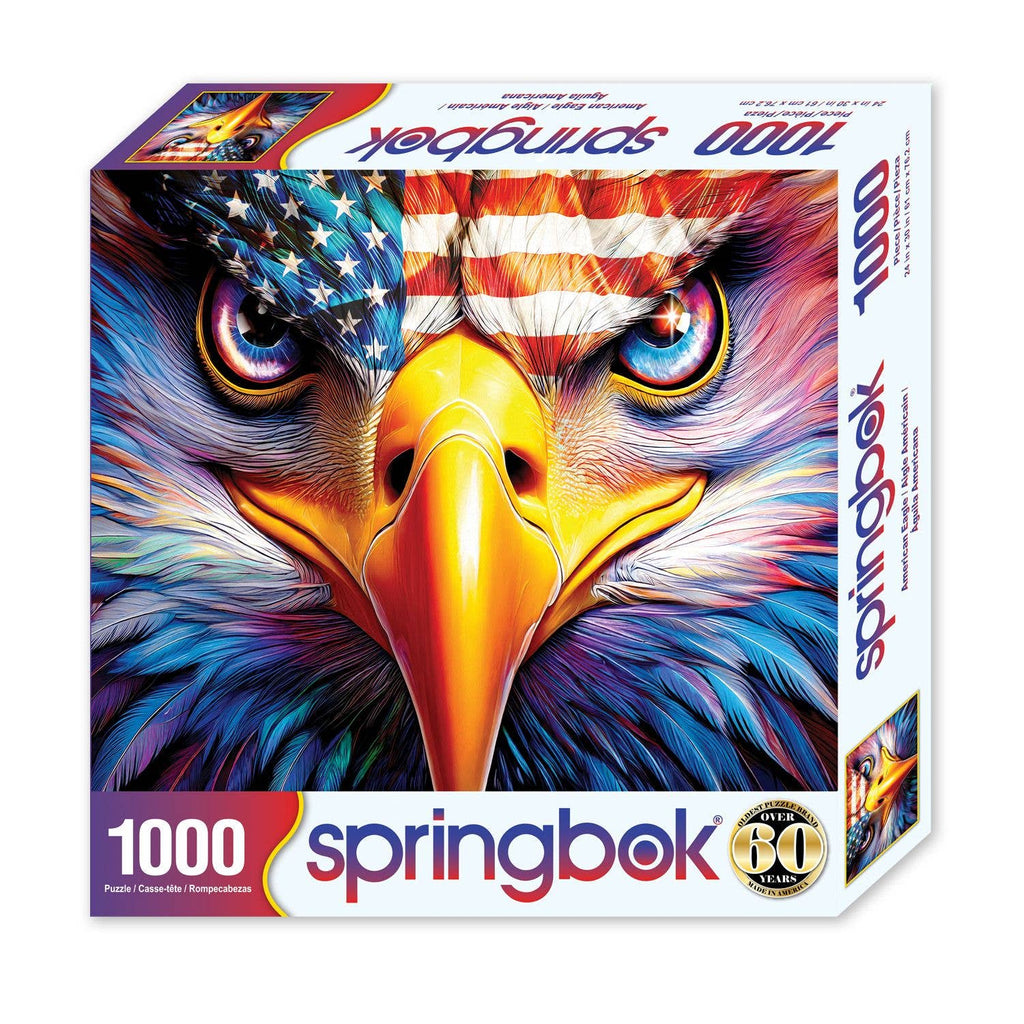 Springbok Puzzle - Amerian Eagle 1000 Piece Jigsaw Puzzle