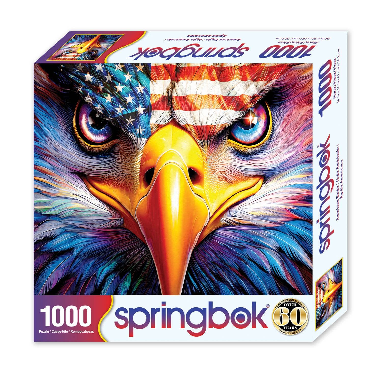 Springbok Puzzle - Amerian Eagle 1000 Piece Jigsaw Puzzle
