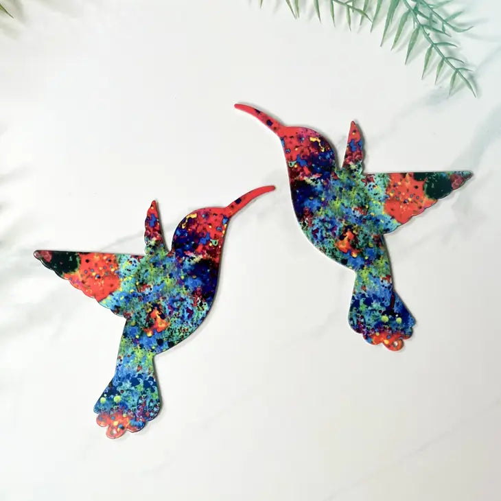 Hummingbird Decorative Screen Door Magnet 2pc