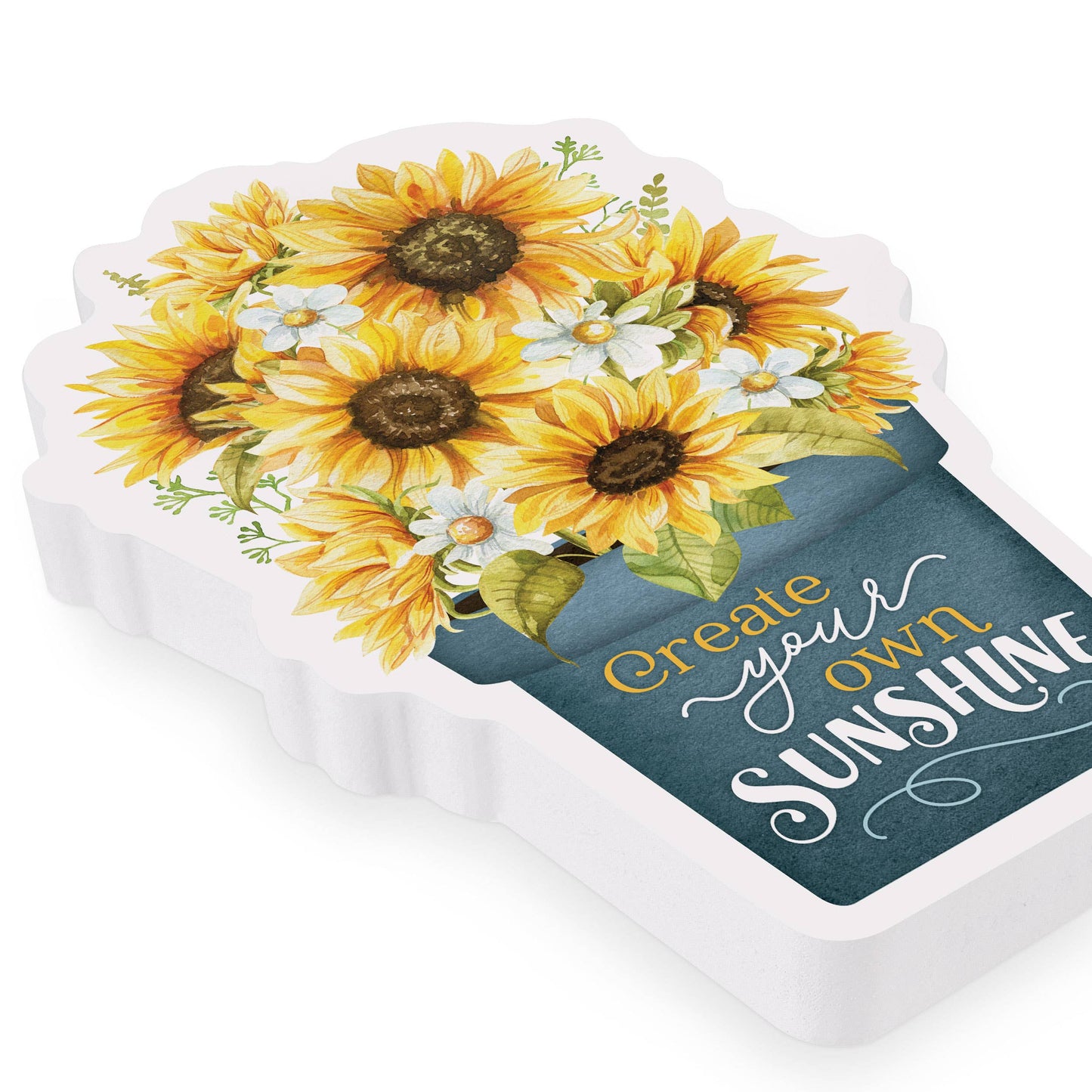 Create Your Own Sunshine Flower Pot Shape Décor