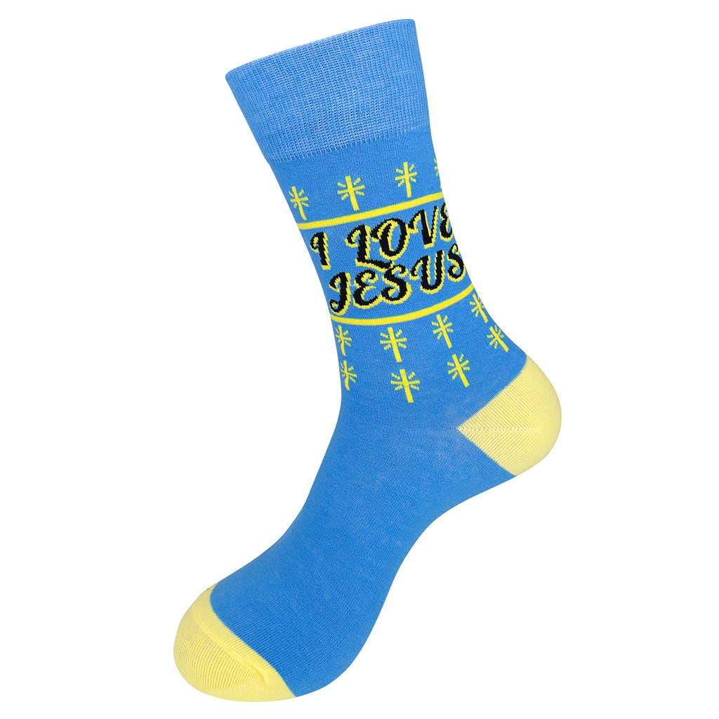 I Love Jesus (But I Drink) Socks
