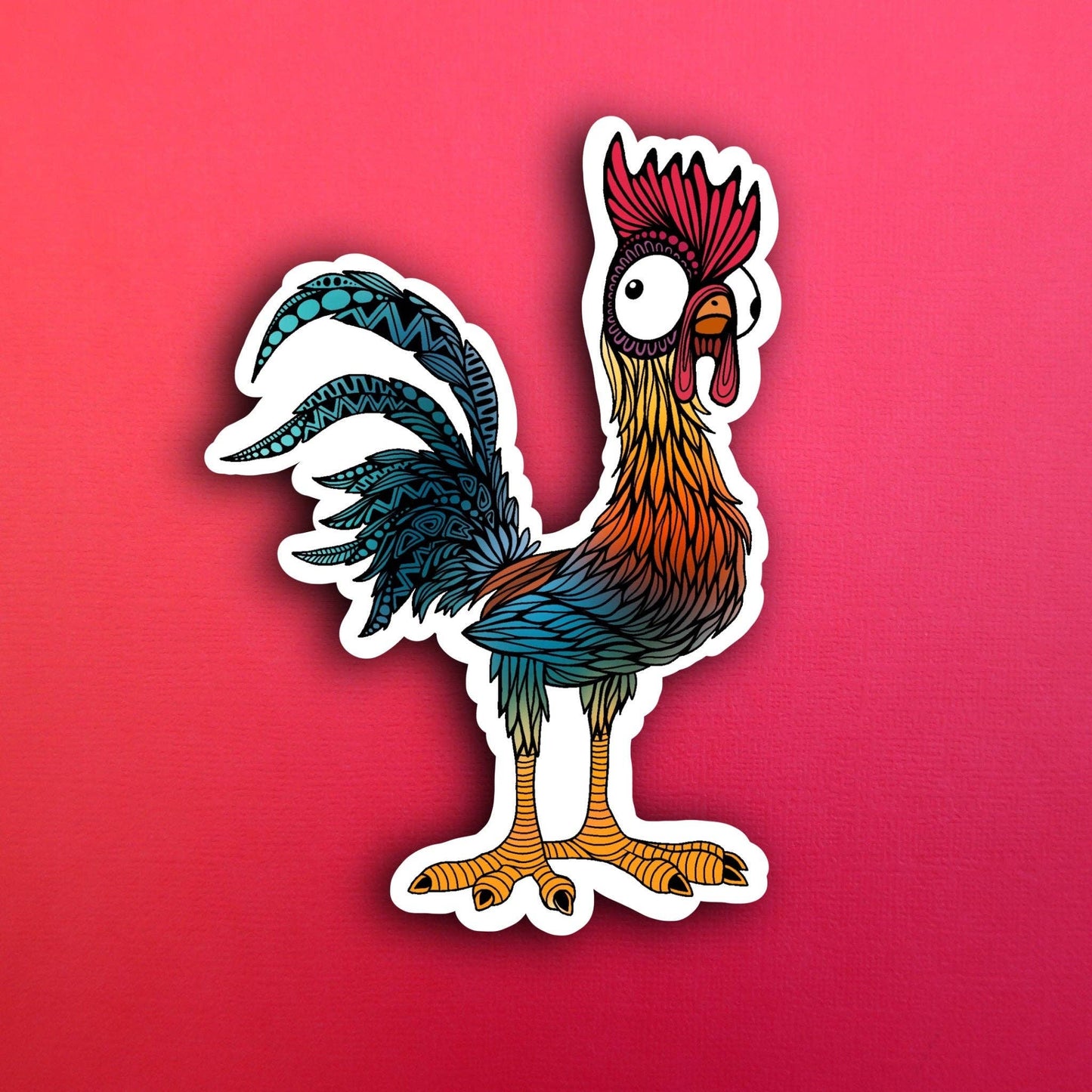 Hei Hei Sticker