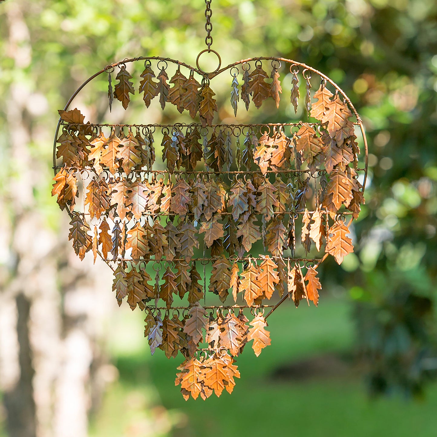 Heart Shaped Leaf Windchime