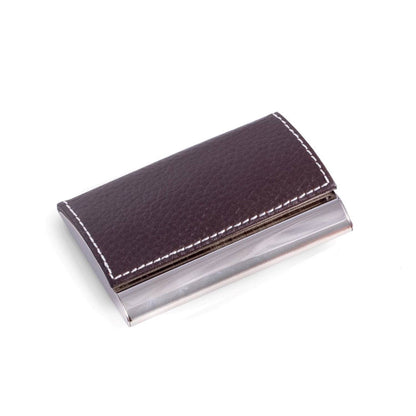 Brown Leather Business Card Case