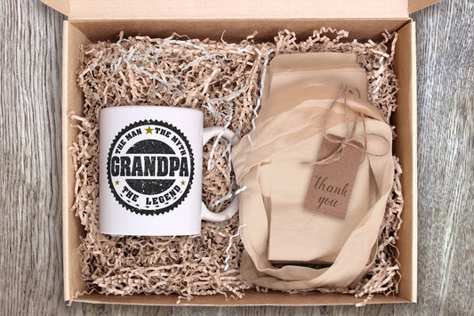 Grandpa The Man The Myth The Legend Mug, Mug for Grandpa: 11 oz
