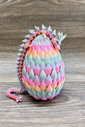 Multi/Pastel 3D Dragon with Egg